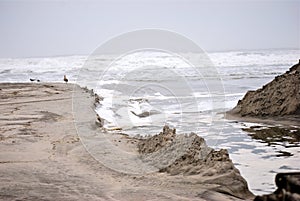 Beach erosion photo