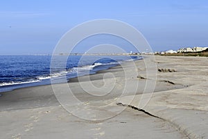 Beach Erosion After a Storm