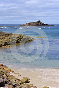 Beach of Erquy in France photo