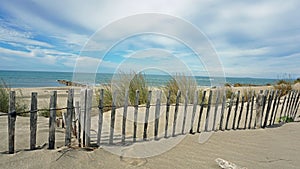 Beach Espiguette in the Camargue, France