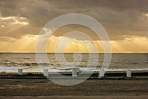 Beach espinho Portugal photo