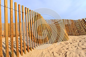 Beach fence