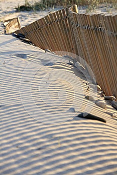 Beach fence