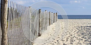 Beach Fence on the Sand