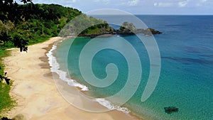 Beach in Fernando Noronha. Praia do Sancho, Brazil.