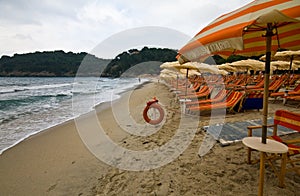 The beach of Fetovaia - Elba