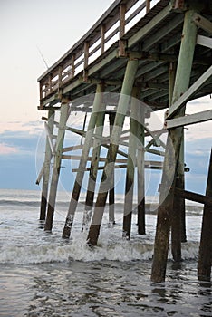 The beach fishing pier is a wonderful structure built to withstand the brutal weather often associated with the beachfront