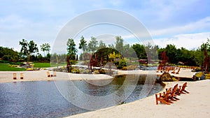 Beach on Flor Og Fjaere, Stavanger, Norway photo