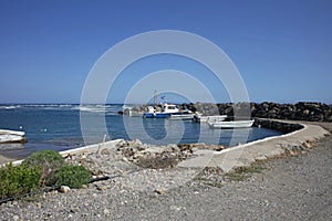 Beach frangokastello in creta island greece modern summer background covid-19 season prints