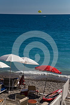 Beach in French Riviera