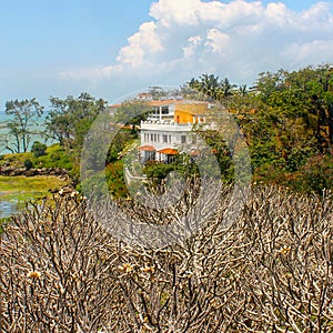 Beach front house by the Indian Ocean