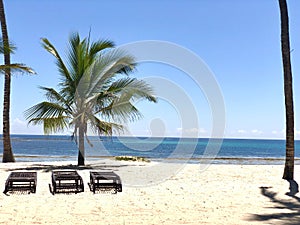 Beach front view for background