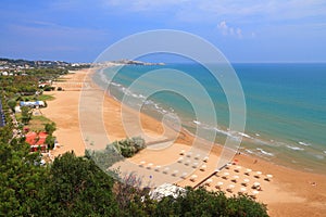 Beach in Gargano, Italy