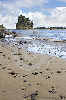 Beach at Garibaldi Oregon photo