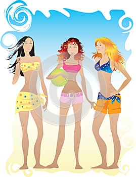 Beach girls