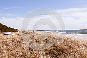 Beach in Gotland close to Klintehamn