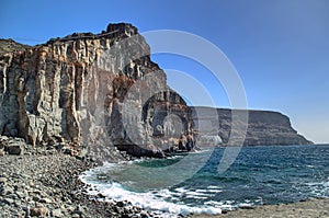 Beach in Gran Canaria, Atlantic Ocean, Spain