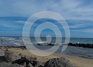 Beach of Gran Canaria in Meloneras photo