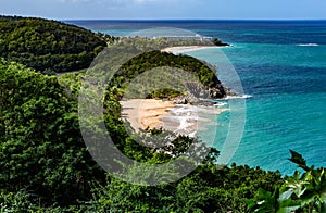 Beach Grande Bas Vent and Plage de Tillet, Basse-Terre, Guadeloupe, Lesser Antilles, Caribbean