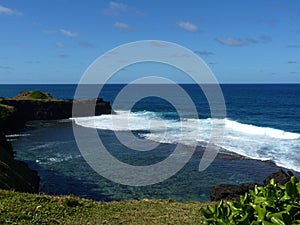 Beach At Gris Gris Cliff In Souillac photo