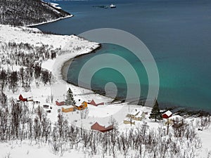 Beach at Grotfjord, Kvaloya, Norway