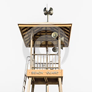 Beach guard tower