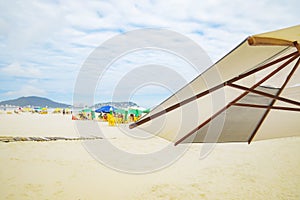 Beach of Guaruja SP Brazil