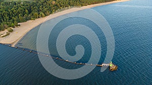 Beach on GÃ³rki Zachodnie in GdaÅ„sk.