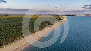 Beach on GÃ³rki Zachodnie in GdaÅ„sk.