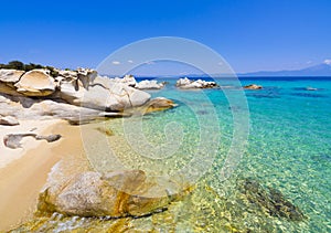 Beach on Halkidiki, Sithonia, Greece