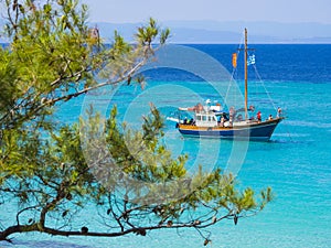 Beach on Halkidiki, Sithonia, Greece