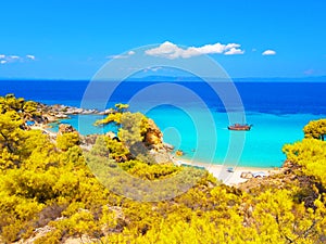 Beach on Halkidiki, Sithonia, Greece