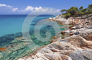 Beach on Halkidiki, Sithonia, Greece