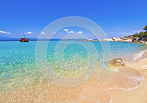 Beach on Halkidiki, Sithonia, Greece