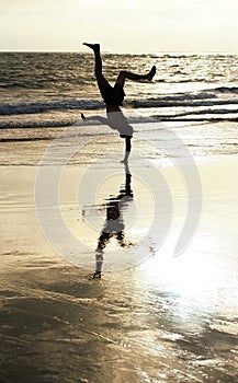 Beach Handstand photo