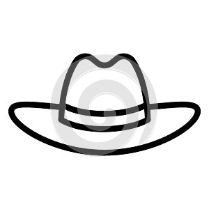 Beach hat, cap Vector Icon which can easily edit