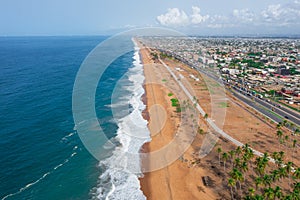 Beach from the hawk eye