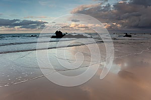 Beach of Helgueras, Noja