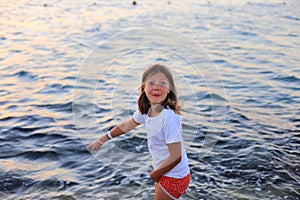 Beach holidays at sea for children.