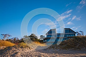 Beach hotel or house