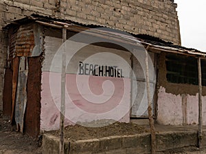 Beach hotel in Mocimboa da Praia in Cabo Delgado Province, Mozambique photo