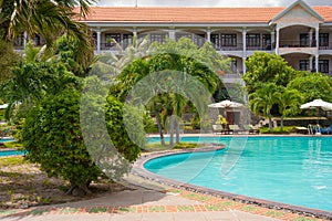 Beach hotel resort swimming pool