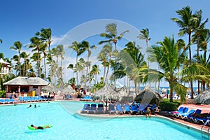 Beach hotel resort swimming pool