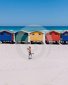 beach house at Muizenberg Cape Town, beach huts, Muizenberg, Cape Town, False Bay, South Africa