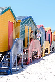 beach house at Muizenberg Cape Town, beach huts, Muizenberg, Cape Town, False Bay, South Africa