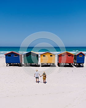 beach house at Muizenberg Cape Town, beach huts, Muizenberg, Cape Town, False Bay, South Africa