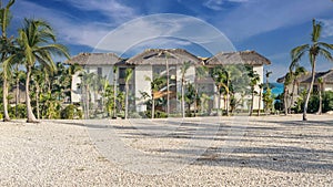 Beach houses at Cap Cana, Dominican Republic