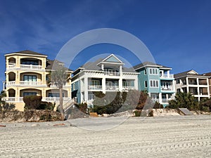 Beach houses on Hilton Head island