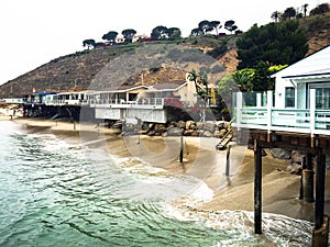 Beach houses Malibu
