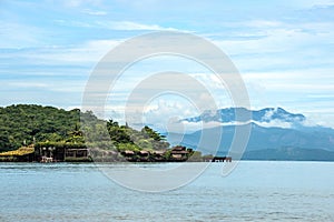 Beach houses near Paraty, Rio de Janeiro